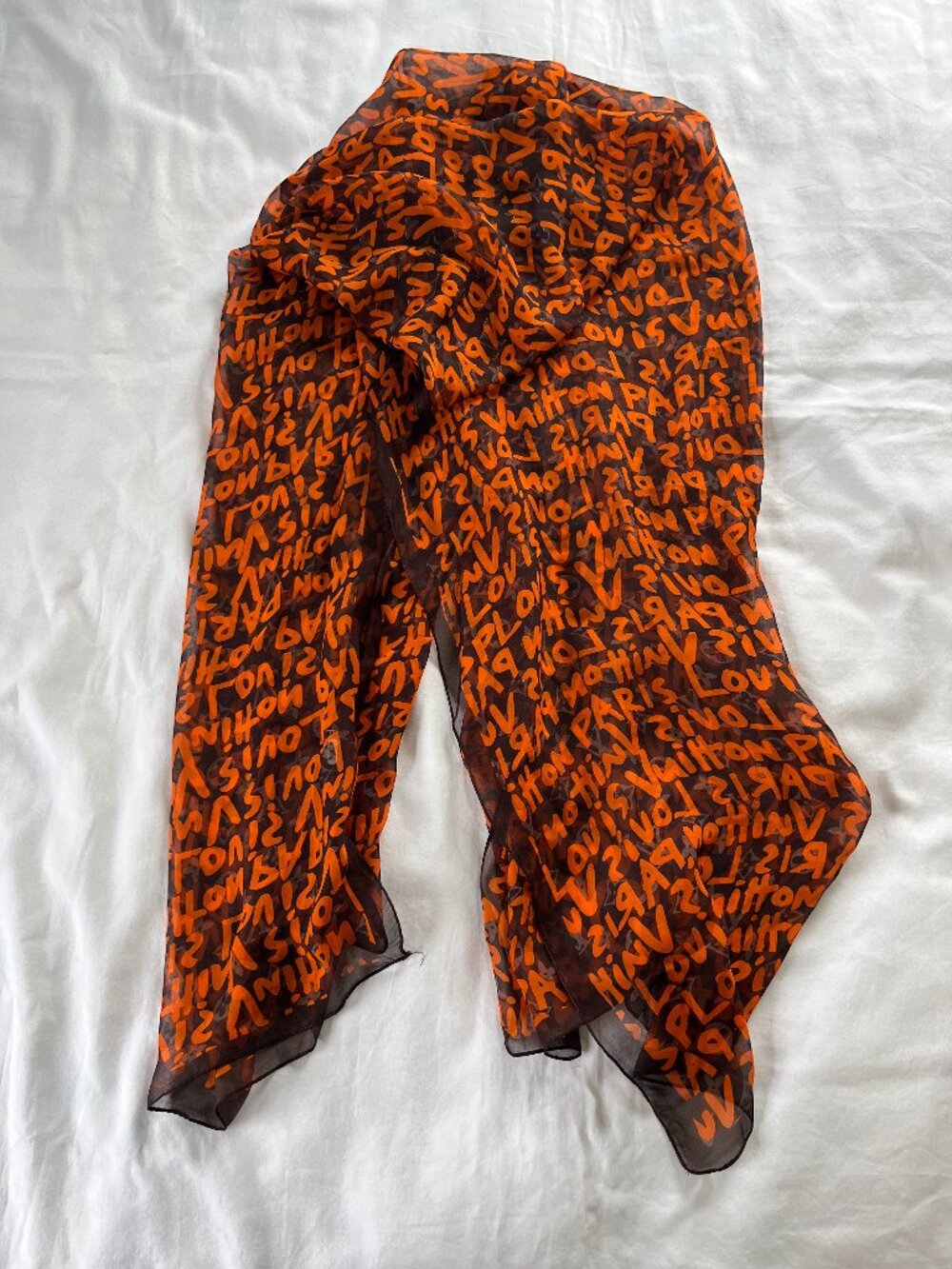 Louis Vuitton Stephen Sprouse Limited Edition Graffiti scarf